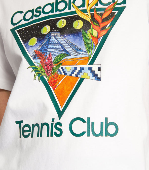 Casablanca white tennis club t-shirt